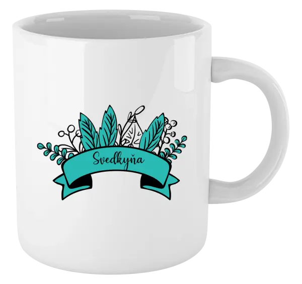 Hrnček Svedkyňa - zelené lupene