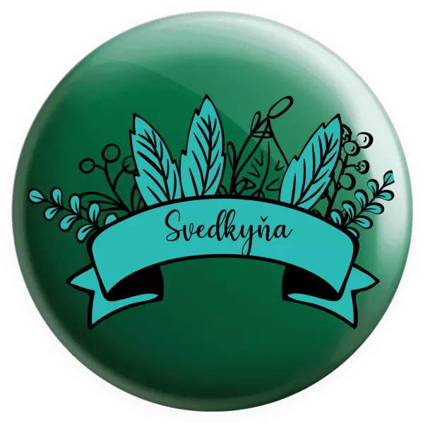 Placka Svedkyňa - zelené lupene