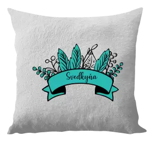 Vankúš Svedkyňa - zelené lupene