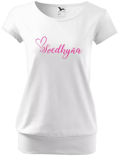 Dámske tričko Svedkyňa so srdiečkom