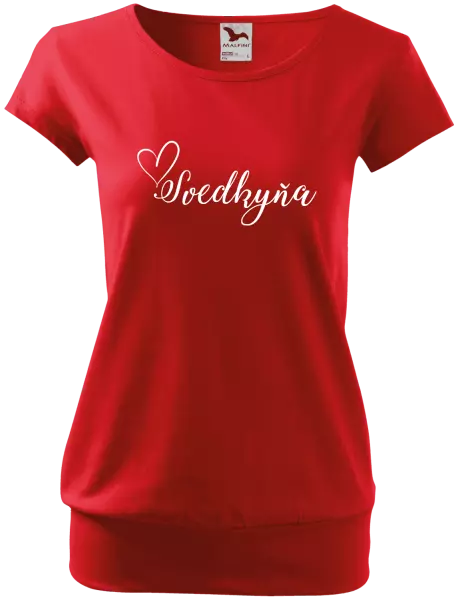 Dámske tričko Svedkyňa so srdiečkom