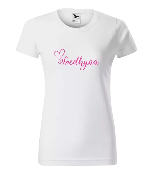 Dámske tričko Svedkyňa so srdiečkom