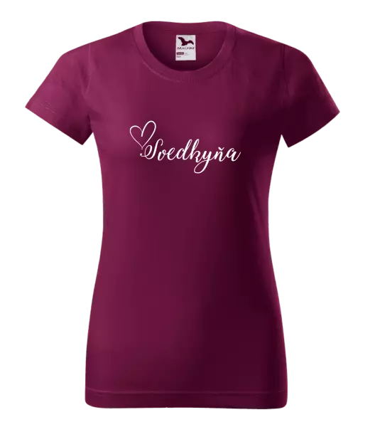 Dámske tričko Svedkyňa so srdiečkom