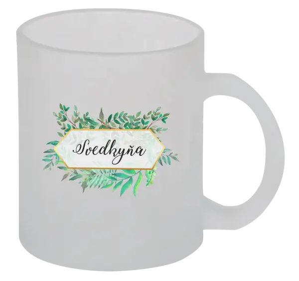 Hrnček Svedkyňa zelené listy