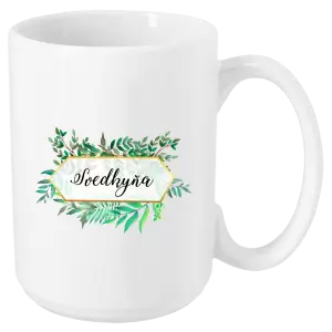 Hrnček Svedkyňa zelené listy