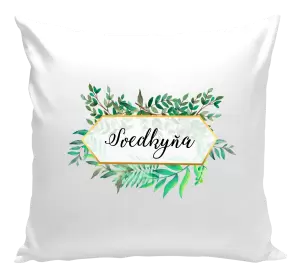 Vankúš Svedkyňa zelené listy