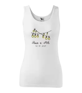 Dámske tielko Svetielka s menami