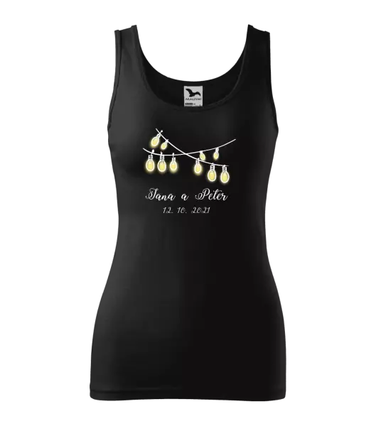 Dámske tielko Svetielka s menami