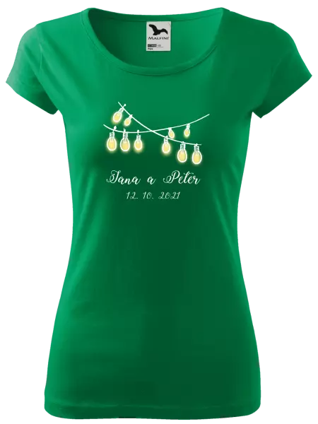 Dámske tričko Svetielka s menami