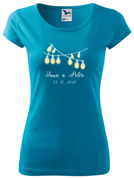 Dámske tričko Svetielka s menami