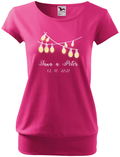 Dámske tričko Svetielka s menami