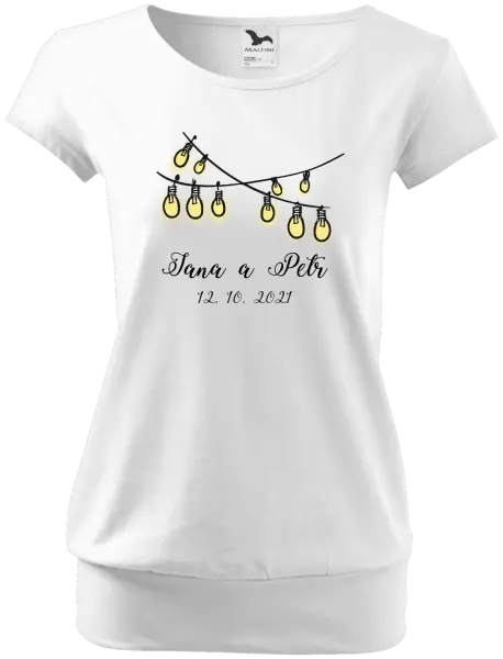 Dámske tričko Svetielka s menami