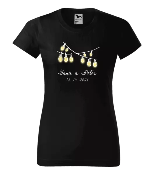 Dámske tričko Svetielka s menami