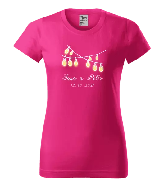 Dámske tričko Svetielka s menami