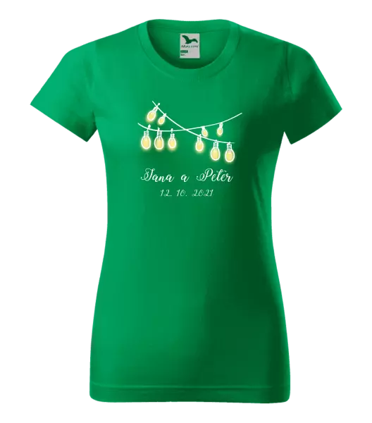 Dámske tričko Svetielka s menami