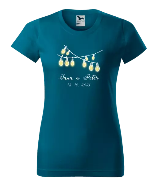 Dámske tričko Svetielka s menami