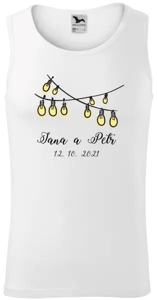 Pánske tielko Svetielka s menami