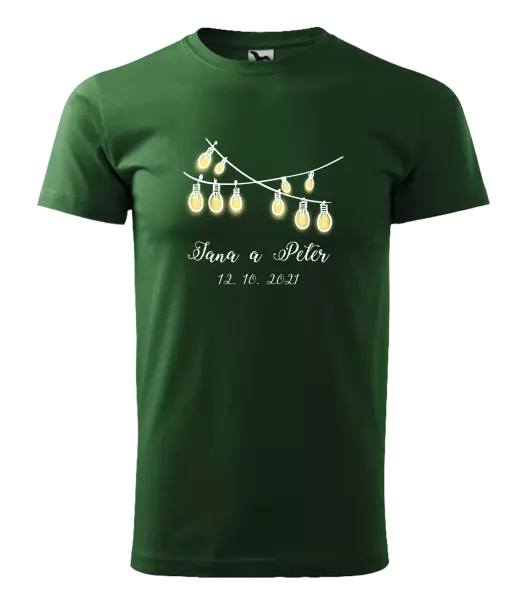 Pánske tričko Svetielka s menami