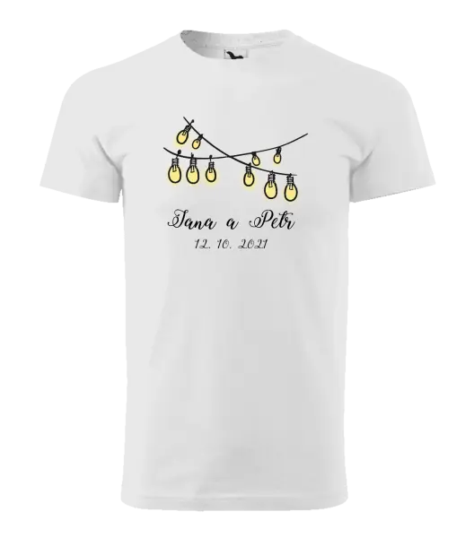 Pánske tričko Svetielka s menami