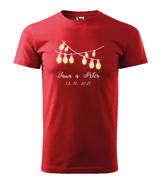 Pánske tričko Svetielka s menami