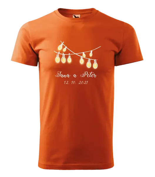 Pánske tričko Svetielka s menami