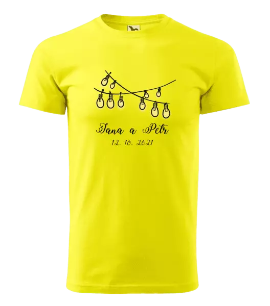 Pánske tričko Svetielka s menami