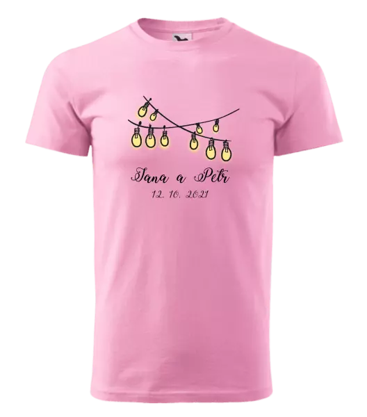 Pánske tričko Svetielka s menami