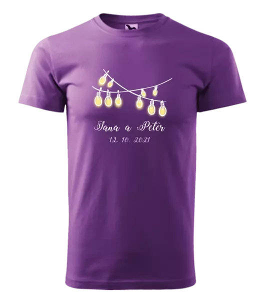 Pánske tričko Svetielka s menami