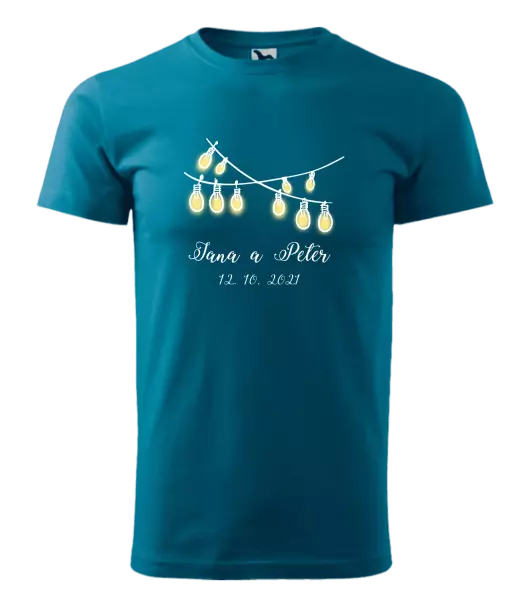 Pánske tričko Svetielka s menami
