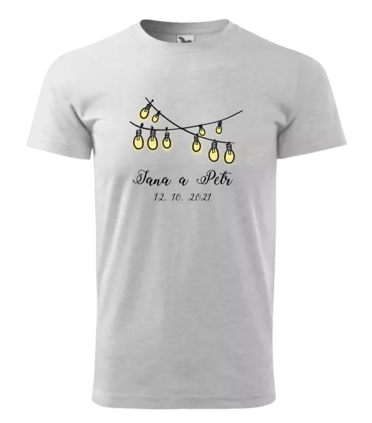 Pánske tričko Svetielka s menami
