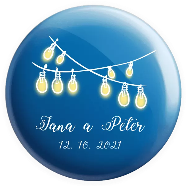 Placka Svetielka s menami