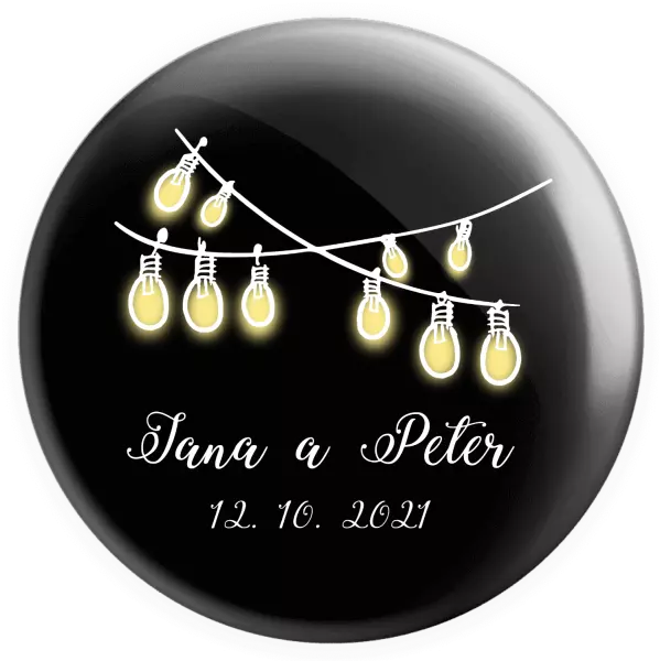 Placka Svetielka s menami