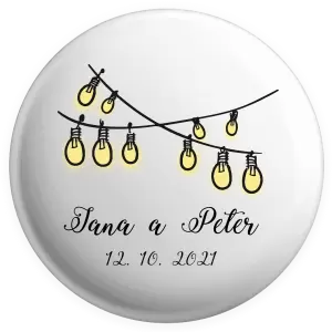 Placka Svetielka s menami