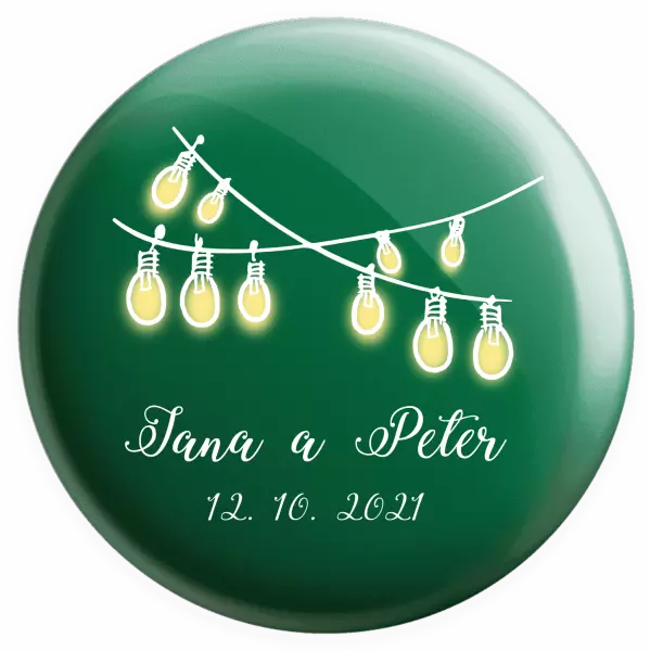 Placka Svetielka s menami