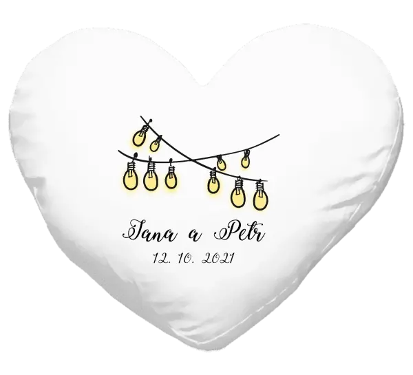 Vankúš Svetielka s menami