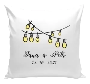 Vankúš Svetielka s menami