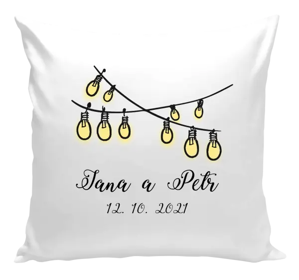 Vankúš Svetielka s menami