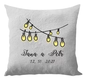 Vankúš Svetielka s menami