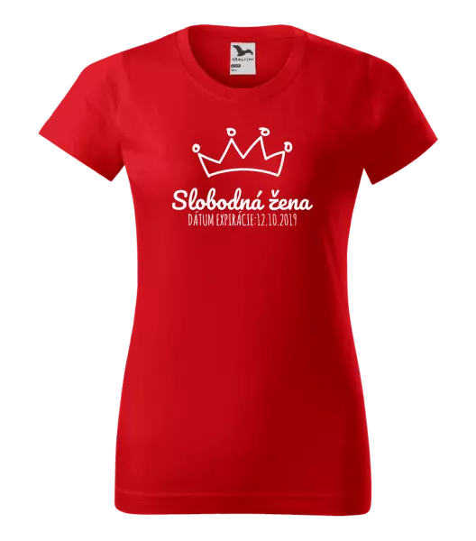Dámske tričko Slobodná žena