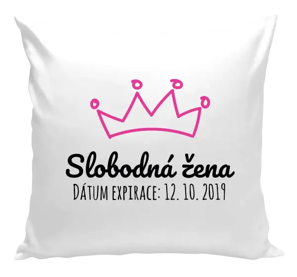 Vankúš Slobodná žena