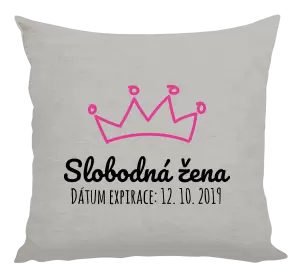 Vankúš Slobodná žena