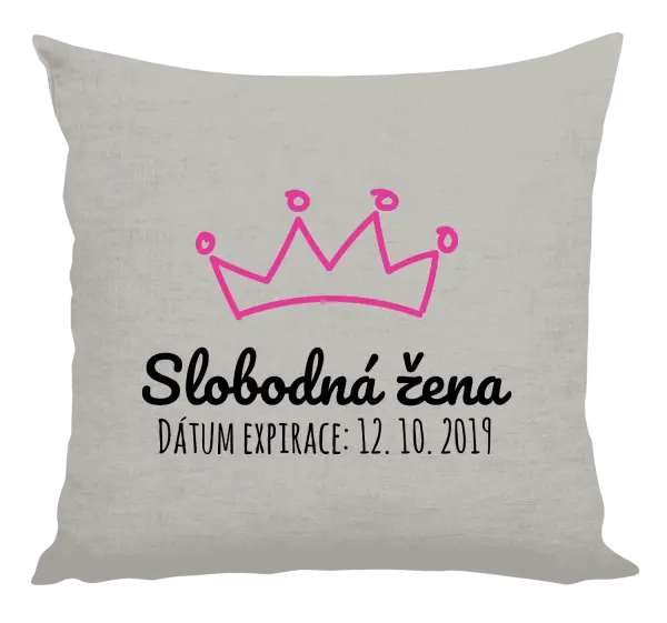 Vankúš Slobodná žena
