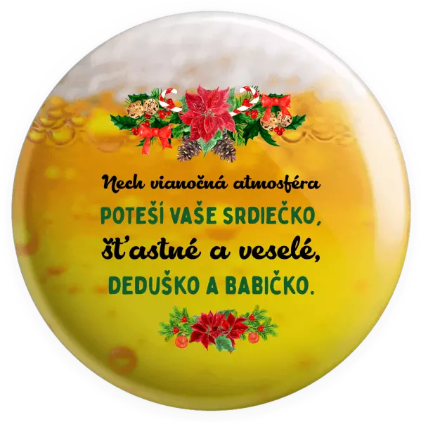 Placka Šťastné a veselé