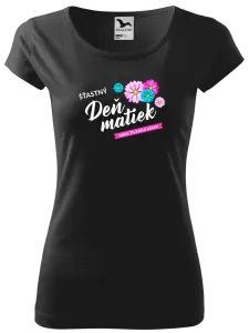 Dámske tričko Šťastný deň matiek - kvety