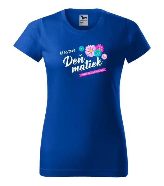 Dámske tričko Šťastný deň matiek - kvety