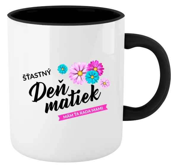 Hrnček  Šťastný deň matiek - kvety