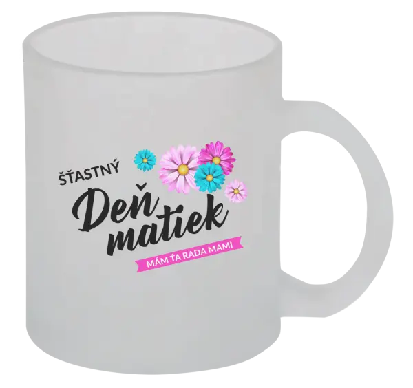 Hrnček Šťastný deň matiek - kvety