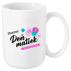 Hrnček Šťastný deň matiek - kvety