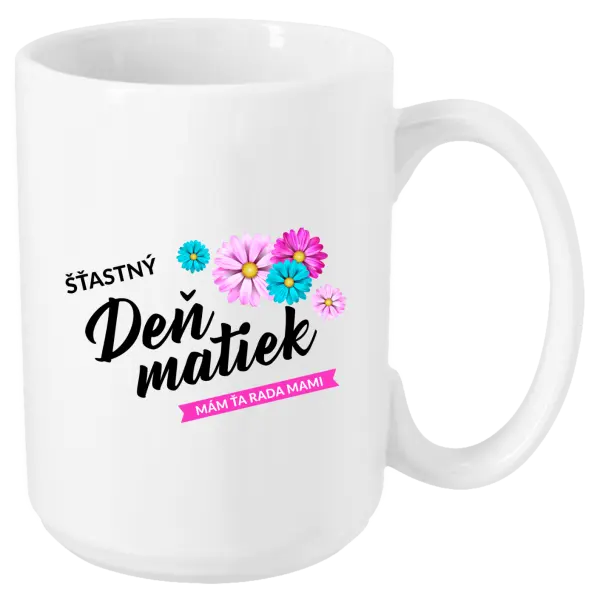 Hrnček Šťastný deň matiek - kvety