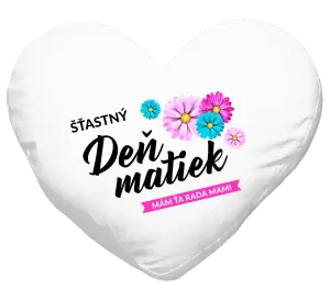 Vankúš Šťastný deň matiek - kvety